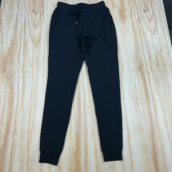 Sevego Inseam 32" Joggers Men Small Black Lightweight Sweatpants Athletic Gym - Picture 2 of 10